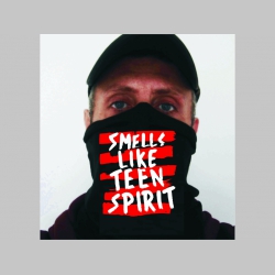 Smells like Teen Spirit  univerzálna elastická multifunkčná šatka vhodná na prekritie úst a nosa aj na turistiku pre chladenie krku v horúcom počasí (použiteľná ako rúško )